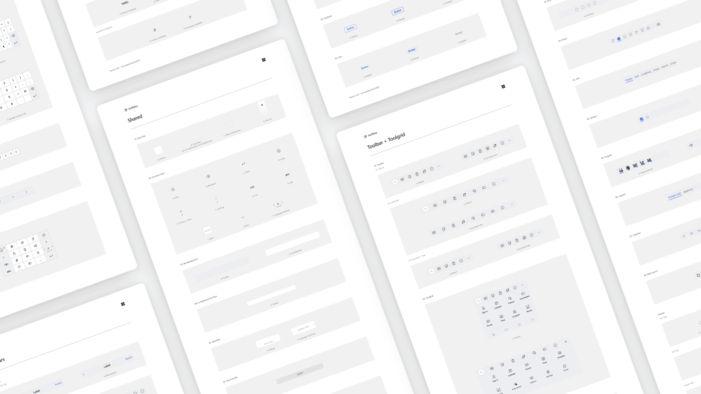 The library scales to hundreds of components and styles.